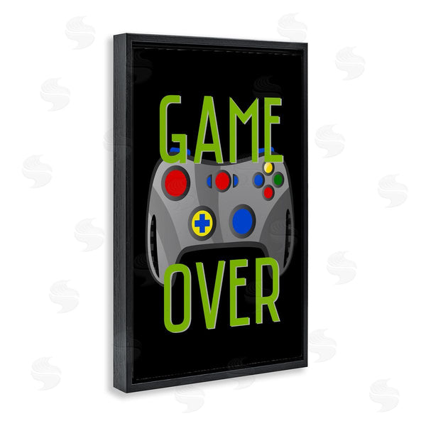 Stupell Industries Kim Allen | Game Over With Controller
