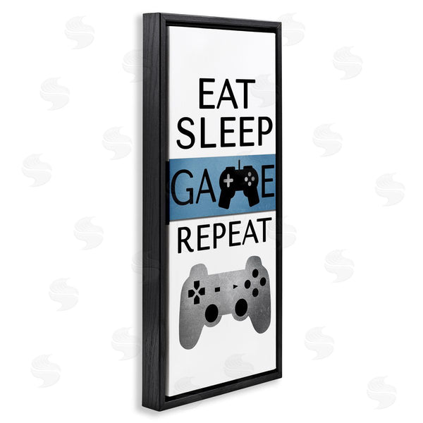 Stupell Industries Kim Allen | Game Repeat Lifestyle Wall Art