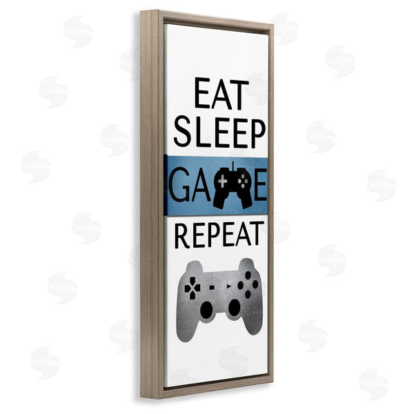 Stupell Industries Kim Allen | Game Repeat Lifestyle Wall Art