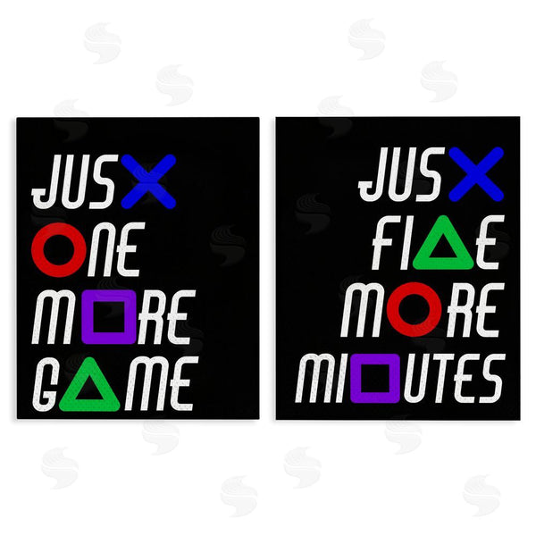 stupell industries Kim Allen | Gamer Button Symbols Phrases Wall Art