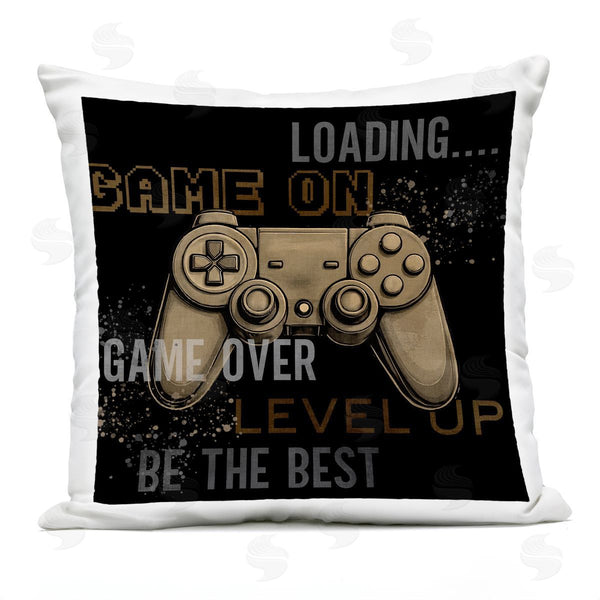 Stupell Industries Kim Allen | Gamer Controls Phrases Printed Throw Pillow