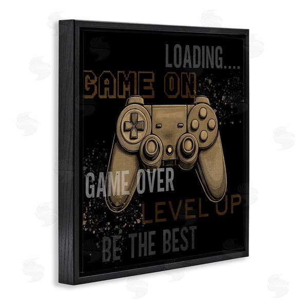 Stupell Industries Kim Allen | Gamer Controls Phrases Wall Art