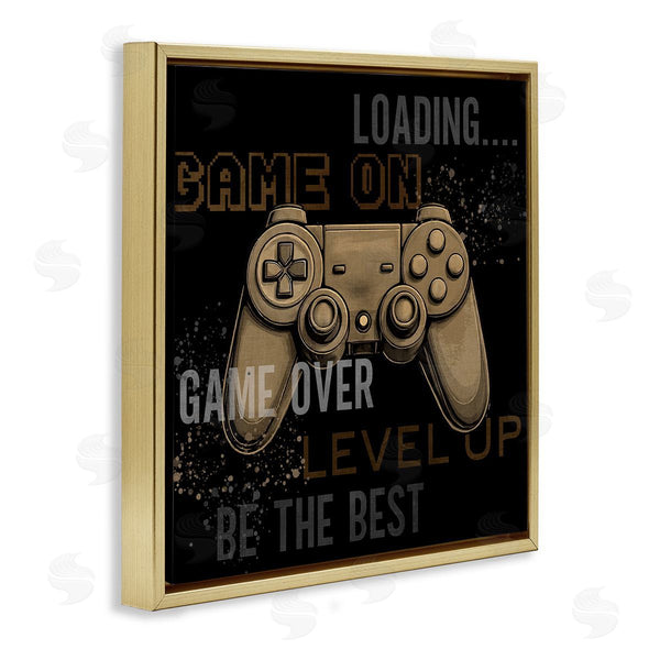 Stupell Industries Kim Allen | Gamer Controls Phrases Wall Art