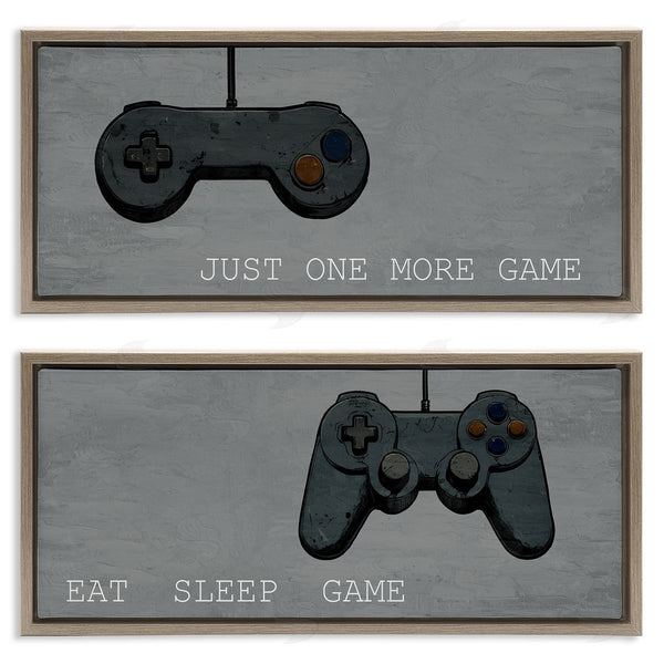 Stupell Industries Kim Allen | Gamer Phrases On Grey Wall Art