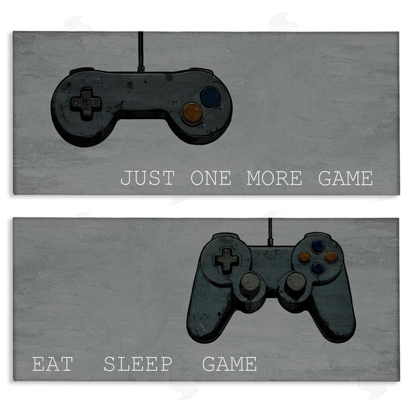 stupell industries Kim Allen | Gamer Phrases on Grey Wall Art