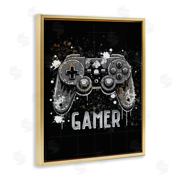 Stupell Industries Kim Allen | Gamer With Modern Splash