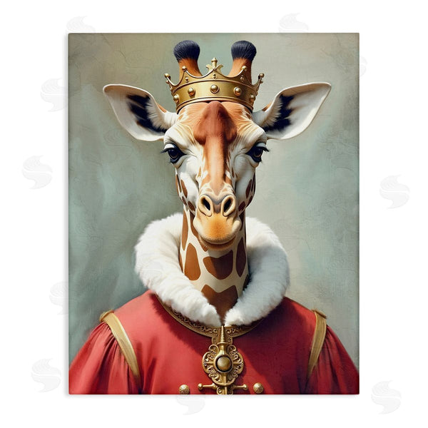 stupell industries Kim Allen | Giraffe King Regal Portrait