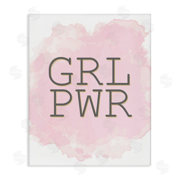 stupell industries Kim Allen | Girl Power Abbreviated Text Abstract Pink Wall Art