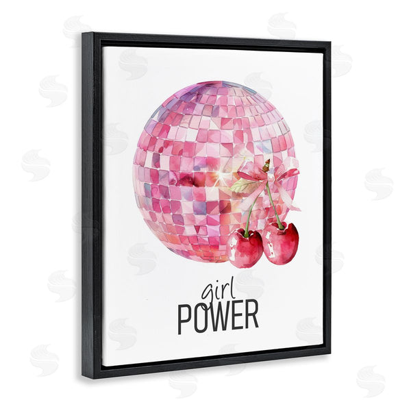 Stupell Industries Kim Allen | Girl Power Disco Cherries Wall Art