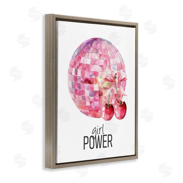 Stupell Industries Kim Allen | Girl Power Disco Cherries Wall Art