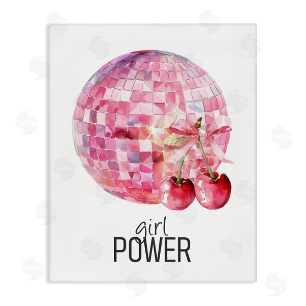 stupell industries Kim Allen | Girl Power Disco Cherries Wall Art
