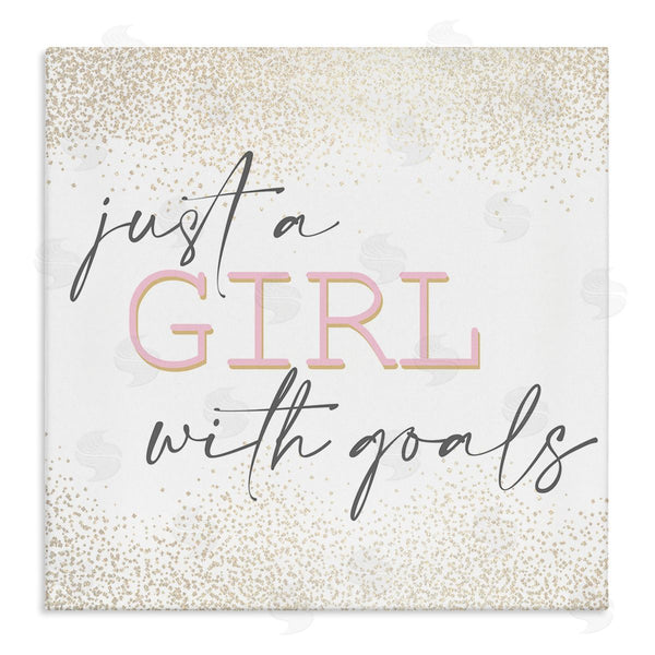 stupell industries Kim Allen | Girl With Goals Glamourous Sparkle