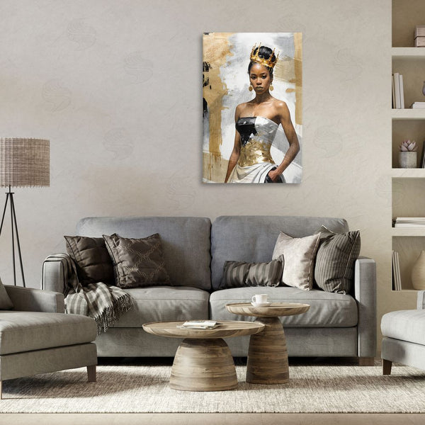 Stupell Industries Kim Allen | Glam Abstraction Woman Wall Art