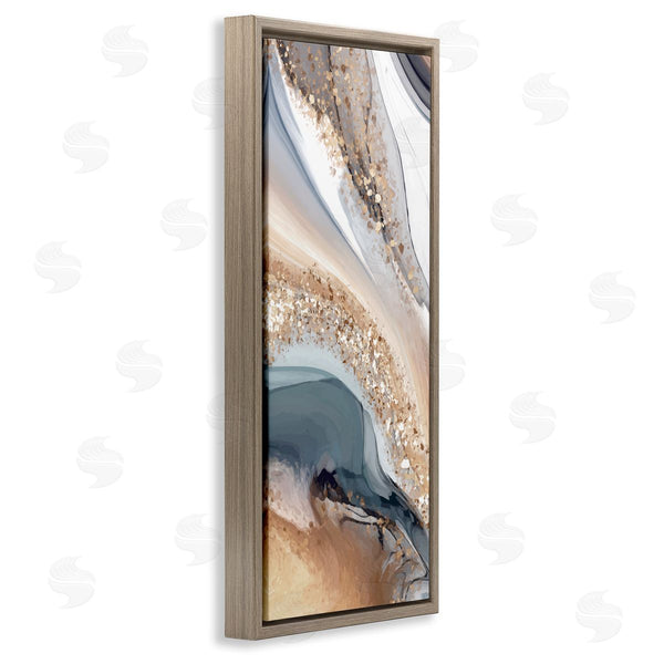 Stupell Industries Kim Allen | Glam & Grey Waves Wall Art