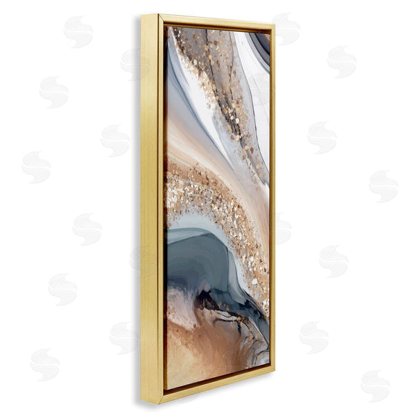 Stupell Industries Kim Allen | Glam & Grey Waves Wall Art