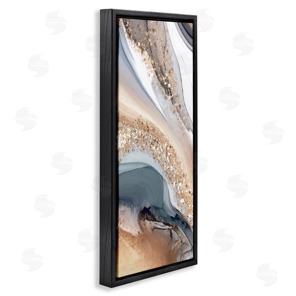 Stupell Industries Kim Allen | Glam & Grey Waves Wall Art