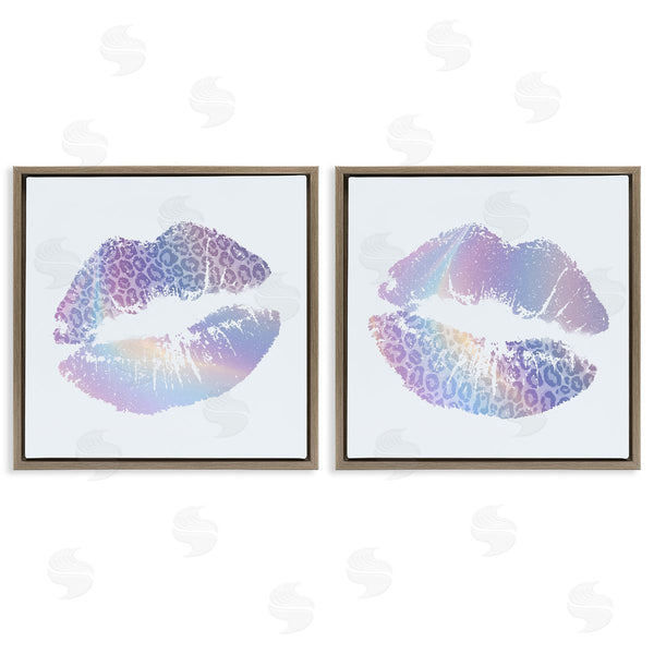 Stupell Industries Kim Allen | Glam Leopard Pattern Lipstick