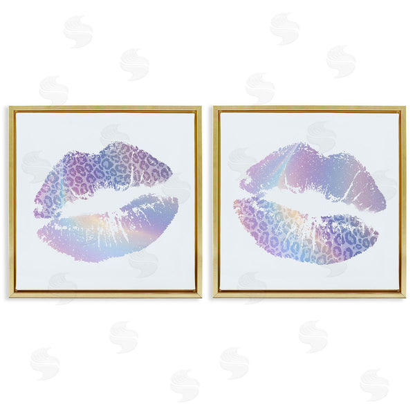 Stupell Industries Kim Allen | Glam Leopard Pattern Lipstick