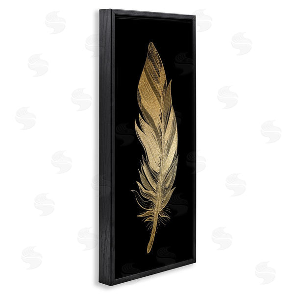 Stupell Industries Kim Allen | Glam Lined Feather Wall Art