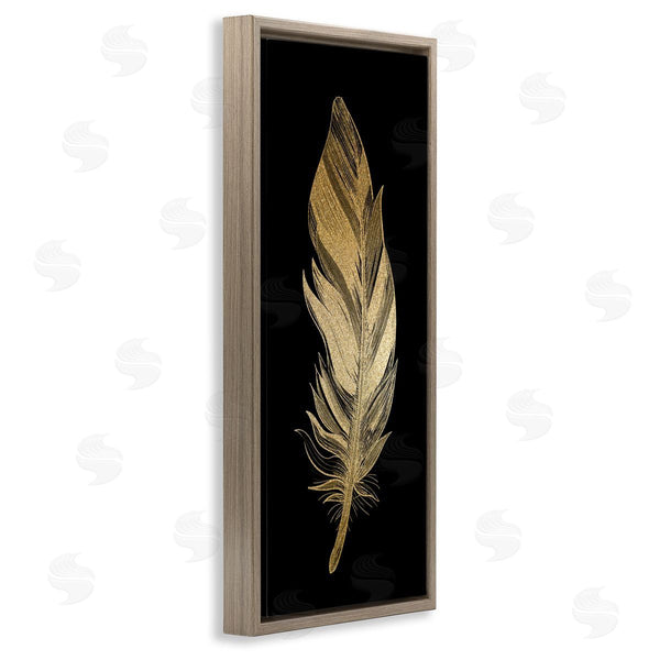 Stupell Industries Kim Allen | Glam Lined Feather Wall Art