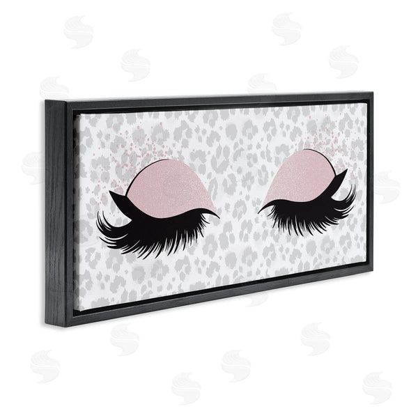Stupell Industries Kim Allen | Glam Makeup Leopard Pattern Wall Art
