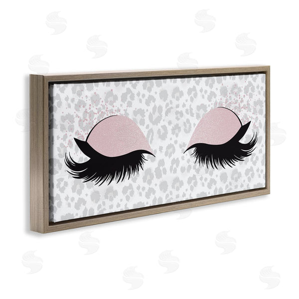 Stupell Industries Kim Allen | Glam Makeup Leopard Pattern Wall Art