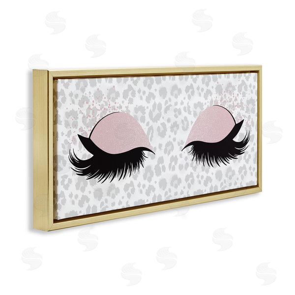 Stupell Industries Kim Allen | Glam Makeup Leopard Pattern Wall Art
