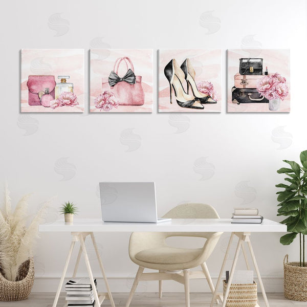 Stupell Industries Kim Allen | Glam Time Fashion Items Wall Art