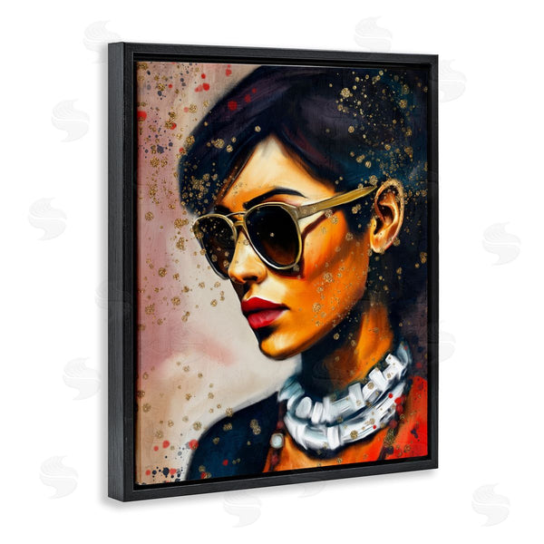 Stupell Industries Kim Allen | Glass View Female Portrait