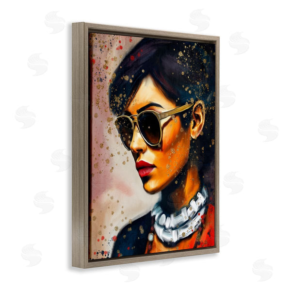 Stupell Industries Kim Allen | Glass View Female Portrait