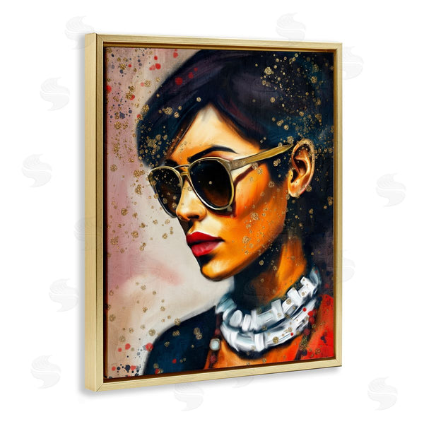 Stupell Industries Kim Allen | Glass View Female Portrait