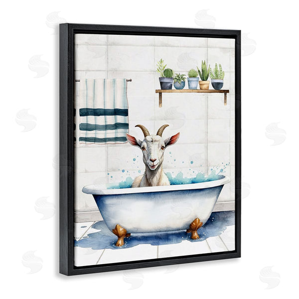 Stupell Industries Kim Allen | Goat Bathtime Suds Wall Art