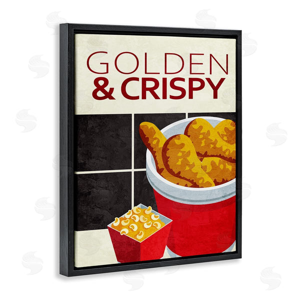Stupell Industries Kim Allen | Golden & Crispy Fried Food