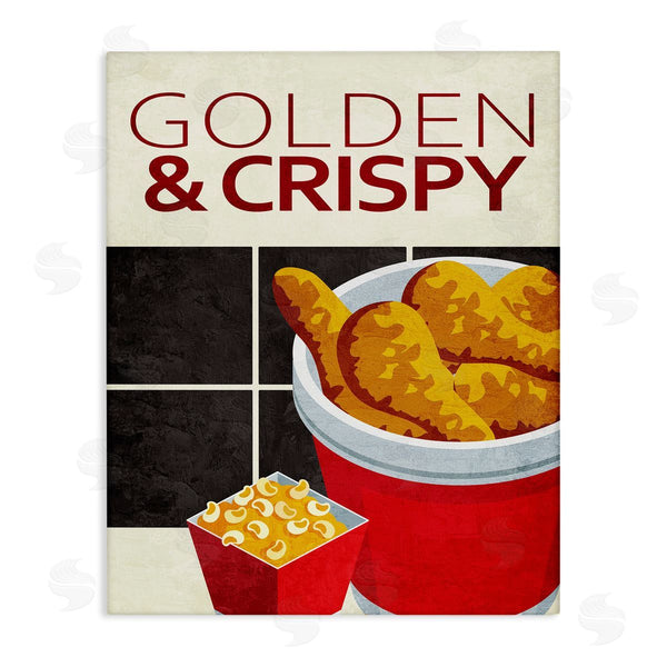 stupell industries Kim Allen | Golden & Crispy Fried Food