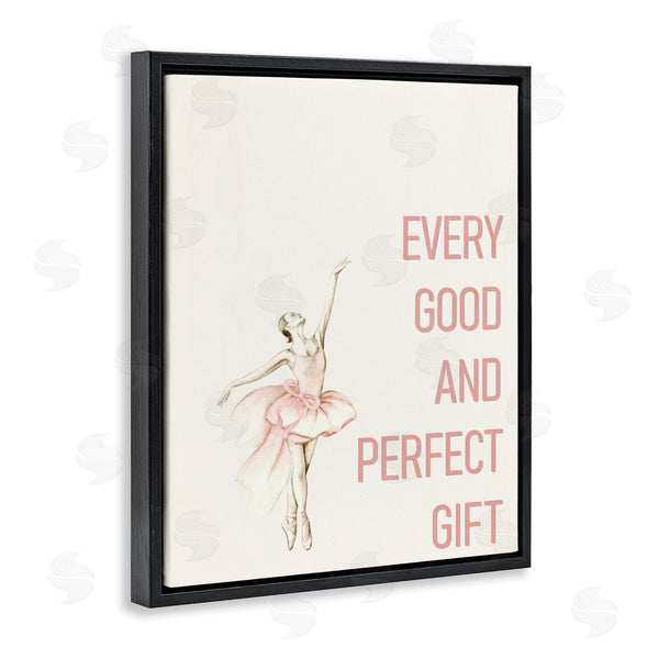 Stupell Industries Kim Allen | Good & Perfect Gift Ballerina Wall Art