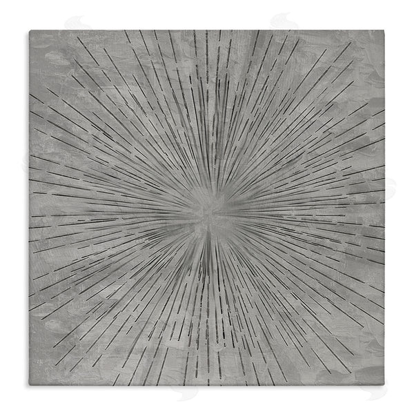 stupell industries Kim Allen | Grey Burst Pattern Wall Art