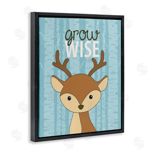 Stupell Industries Kim Allen | Grow Wise With Deer Wall Art