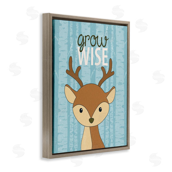 Stupell Industries Kim Allen | Grow Wise With Deer Wall Art
