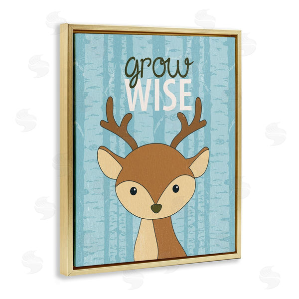 Stupell Industries Kim Allen | Grow Wise With Deer Wall Art