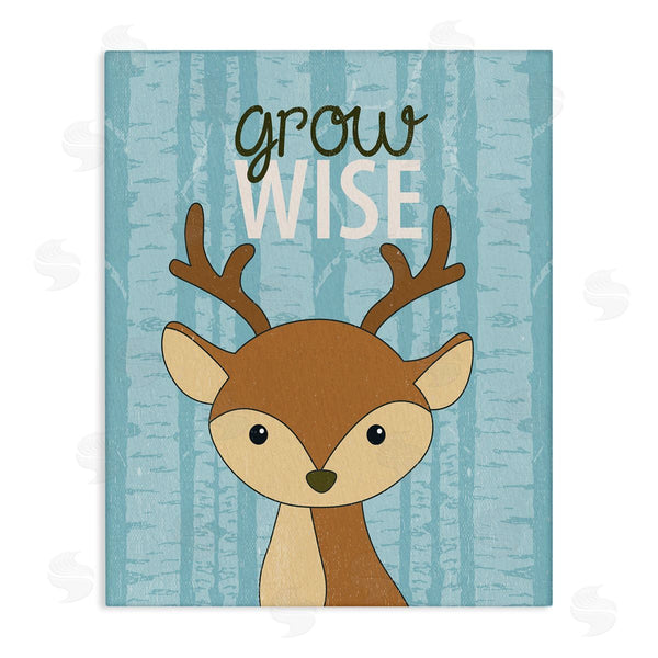 stupell industries Kim Allen | Grow Wise with Deer Wall Art