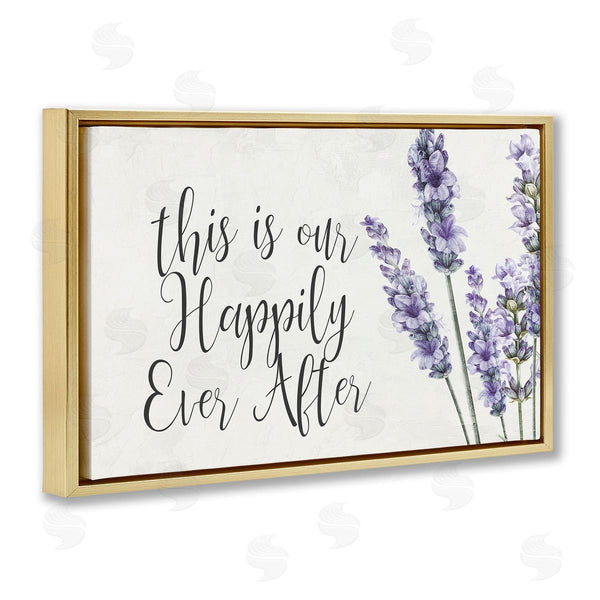 Stupell Industries Kim Allen | Happily Ever After Lavender