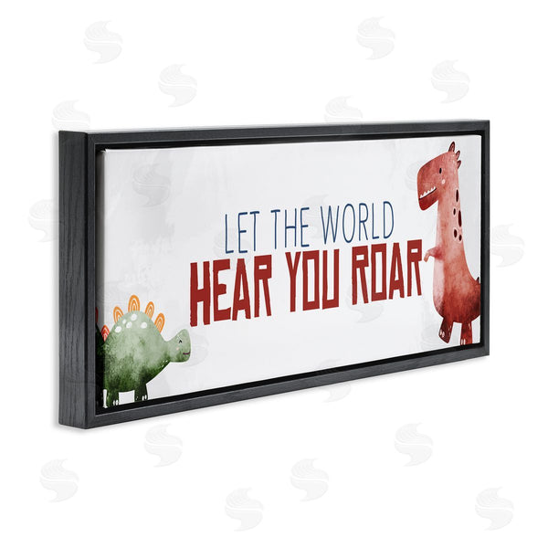 Stupell Industries Kim Allen | Hear You Roar Dinosaurs Wall Art