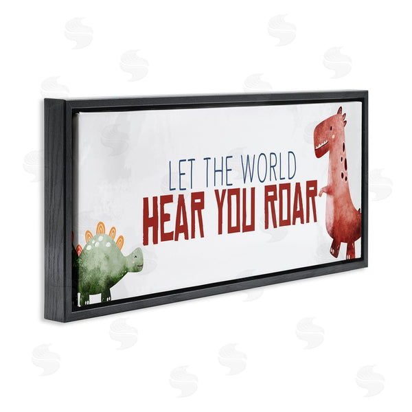 Stupell Industries Kim Allen | Hear You Roar Dinosaurs Wall Art