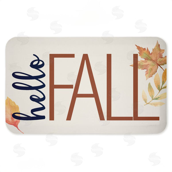 stupell industries Kim Allen | Hello Fall Greeting Anti-Fatigue Mat