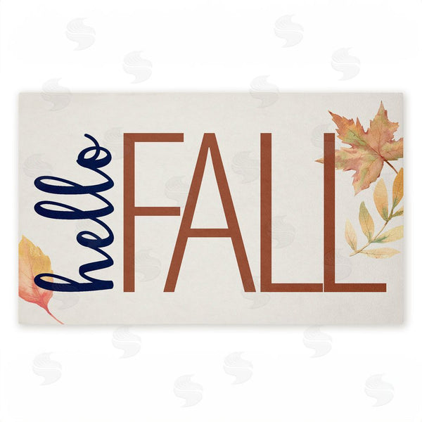 stupell industries Kim Allen | Hello Fall Greeting Non-Woven Door Mat