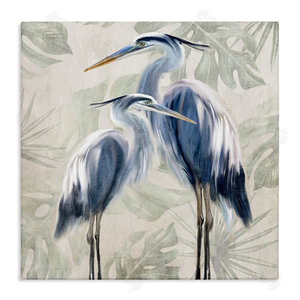 stupell industries Kim Allen | Heron Birds Leaf Pattern