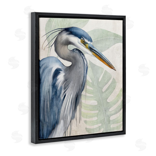Stupell Industries Kim Allen | Heron Palms Bird Portrait