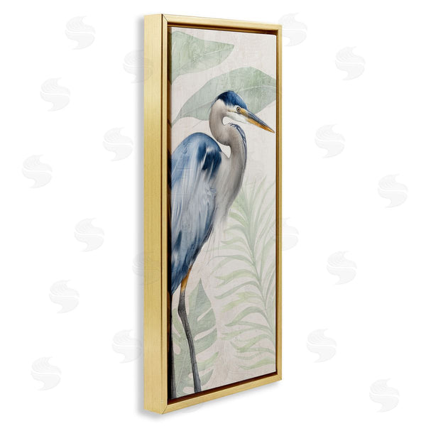Stupell Industries Kim Allen | Heron Portrait Over Palms