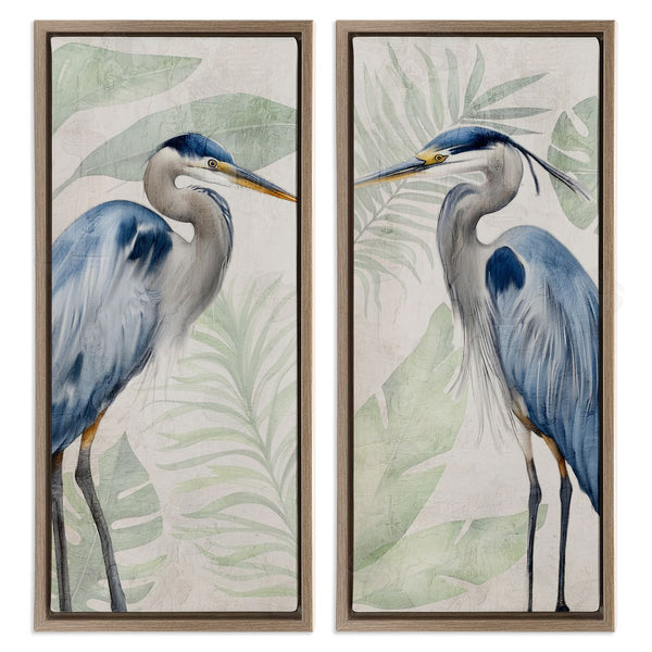 Stupell Industries Kim Allen | Heron Portraits Palm Plants