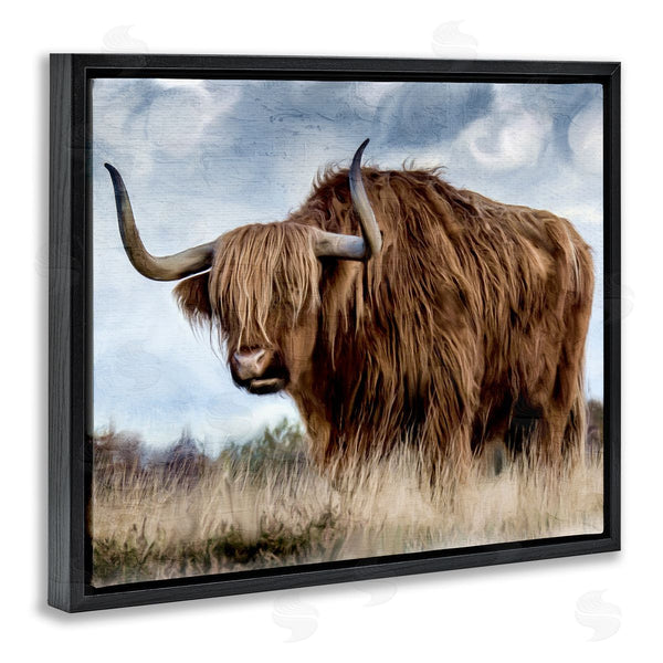 Stupell Industries Kim Allen | Highland Cattle In Field